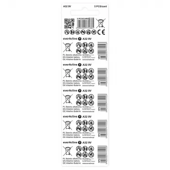 Batteries to Car Remote Control A32/32A 9V