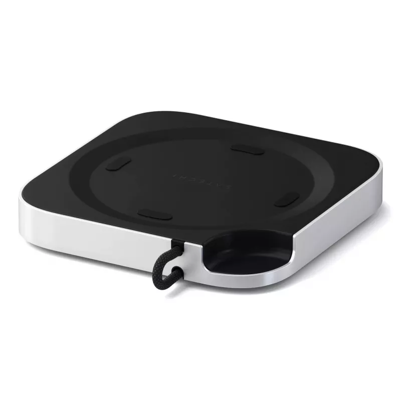Satechi laptop dock/port replicator ST-GNMMES — wired USB 3.2 Gen 2 Type-C hub, USB-A & SD, Silver