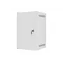 Lanberg WF10-2309-00S 9U 10 inch Wall-Mounted Rack Cabinet, Grey, Glass Door, Flat-Pack