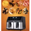 IDEAL Fat-free fryer, double horizontal 9L, 8 functions - including food drying