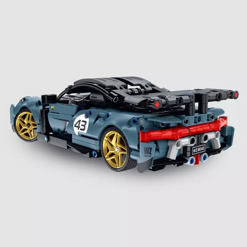iM.Master 8043 RC Super Car Building Blocks, 449 Pieces, Graphite