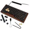 Sharkoon 100068081 Keyboard Home USB QWERTZ German Black Wood 75%