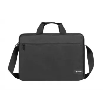 Briefcase NATEC Wallaroo 39.6 cm (15.6 inch) — Polyester laptop briefcase, fits 15.6 inch screens, black