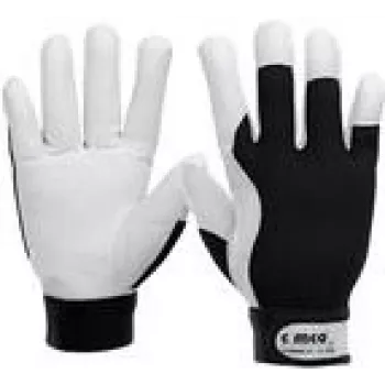 Workshop gloves Cimco 141245, black/white, size L, 2 pcs