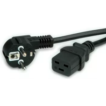Power cable Black VALUE 19.99.1553 3 m CEE7/7 C19 coupler