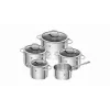 ZWILLING Essence 5-Piece Stainless Steel Cookware Set with Glass Lids
