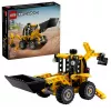 Construction set LEGO Technic Backhoe Loader 42197 — articulated steering, working loader, 104 pieces, recommended age 7+