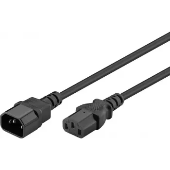 Goobay IEC Appliance Extension, 1,8 m, Black (59570)