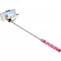 Ultron selfie hot shot Pink - 15 - 45 cm Selfie Stick with Camera Shutter on the Grip - For Smartphones such as Samsung Galaxy, iPhone and others (173951)