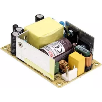 Power adapter MEAN WELL RPS-65-12, 65 W, 12 V output, 80–264 V input, RoHS, 50.8×76.2×24 mm