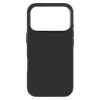 Fixed back cover for Apple iPhone 17 Pro, liquid silicon, black, MagFlow