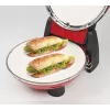 Pizza maker G3FERRARI G10032 — 1200W, stone cooking surface, max 400°C, 31 cm pizza, mechanical timer, red