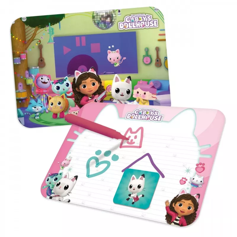 Children's activity desk Lisciani Biurko z grami - Koci Domek Gabi, interactive learning desk