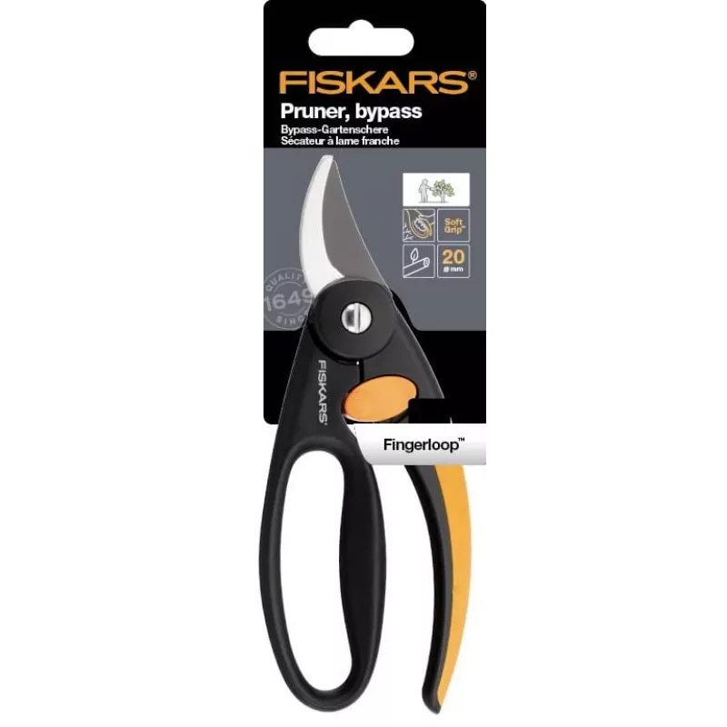 Pruning Shears Fiskars 111440 Bypass Black — Fiskars 1001534 (Hand Pruner, Bypass, Black)