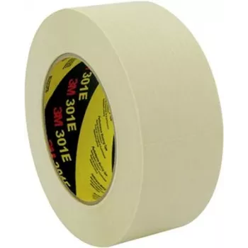 Crepe Paper Masking Tape 3M 301E 72 mm x 50 m, painter's masking tape for general-purpose surface protection