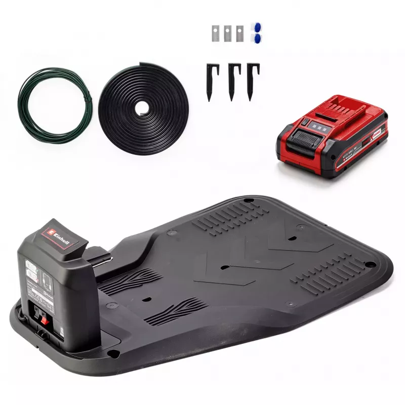 Power X-Change Robot Mower FREELEXO CAM PLUS 600 (Red/black, Li-Ion Battery Plus 4,0Ah, Camera + Sensor)