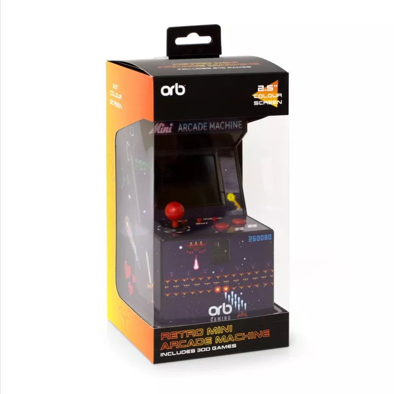 Thumbs Up ORB Mini Arcade Machine, Aufrecht stehender Arkadenschrank, Boys/Girls, 6 Years, 6,35 cm (2.5 inch), TFT, Multicolour