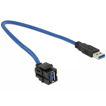 USB Cable DeLOCK 86375 USB 3.2 Gen 1 0.5m USB A Blue
