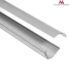 Cable flex tube MACLEAN MCTV-575 for floor, white, 1.5 m, width 43 mm, height 2.3–3.2 cm