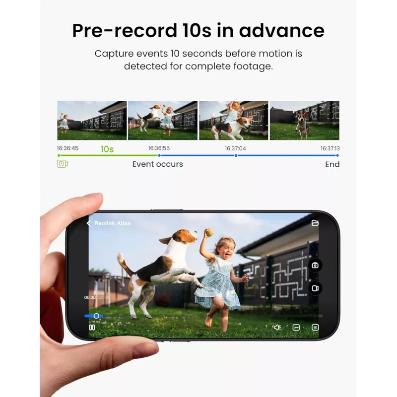 IP security camera Reolink Altas B630 — Box, Indoor & outdoor, 2560×1440, 15 fps, 105° horizontal, 2-way audio, wall mount