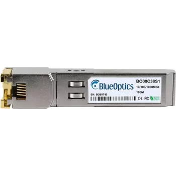 SFP transceiver BlueOptics AT-SPTX/100MB-00 Gigabit Ethernet fiber single-mode SFP 1000BASE-LX? (check exact wavelength/support)