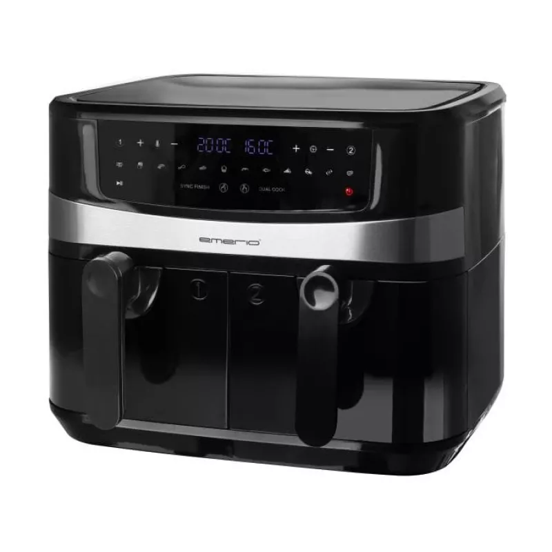 Hot air fryer Emerio AF-126672.4 9 L Double 2400 W Black