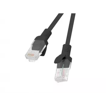 Network cable LANBERG PCU5-10CC-0500-BK Cat5e U/UTP RJ-45 — 5 m, black, CCA conductor