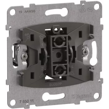 Legrand SEANO Insert push button 765011 m.Wechselkontakt 10A Push-In Terminals 10 (765011)