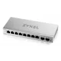 Managed L2 Gigabit Switch Zyxel GS1200-10v3 — 8x Gigabit (10/100/1000), 20 Gbps, MAC 4000, desktop, grey