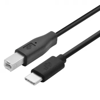 USB A to B Cable TB 1.8 m — Black, for Printers