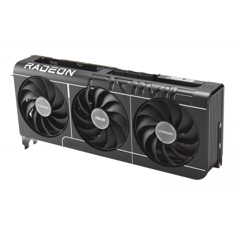 Graphics Card ASUS PRIME RX 9070 XT 16GB GDDR6 PCIe 5.0, 256-bit, 3x DisplayPort 2.1a, HDMI 2.1b, 3x8-pin, 312×130×50 mm
