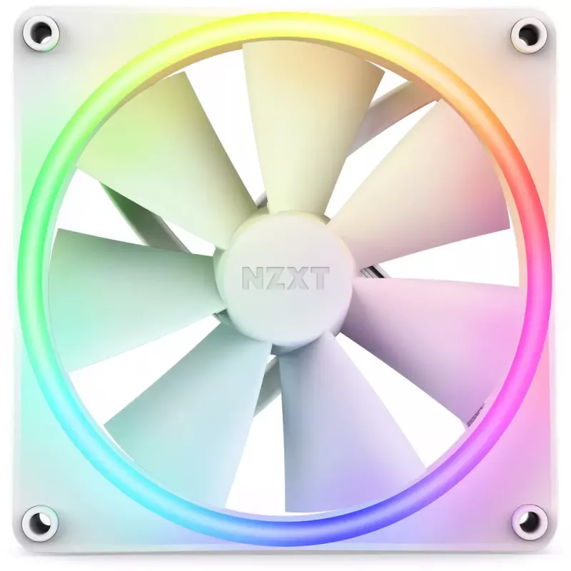 Fan NZXT F140 RGB DUO 14 cm White 500-1800 RPM 2.72 mmH2O