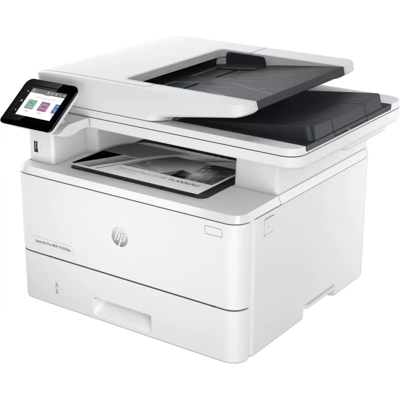 HP LaserJet Pro MFP 4102dw Printer, Laser, Mono printing, 1200 x 1200 DPI, A4, Direct printing, White