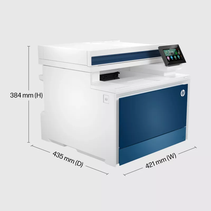 HP Color LaserJet Pro MFP 4302fdw Printer, Laser, Colour printing, 600 x 600 DPI, A4, Direct printing, Blue, White