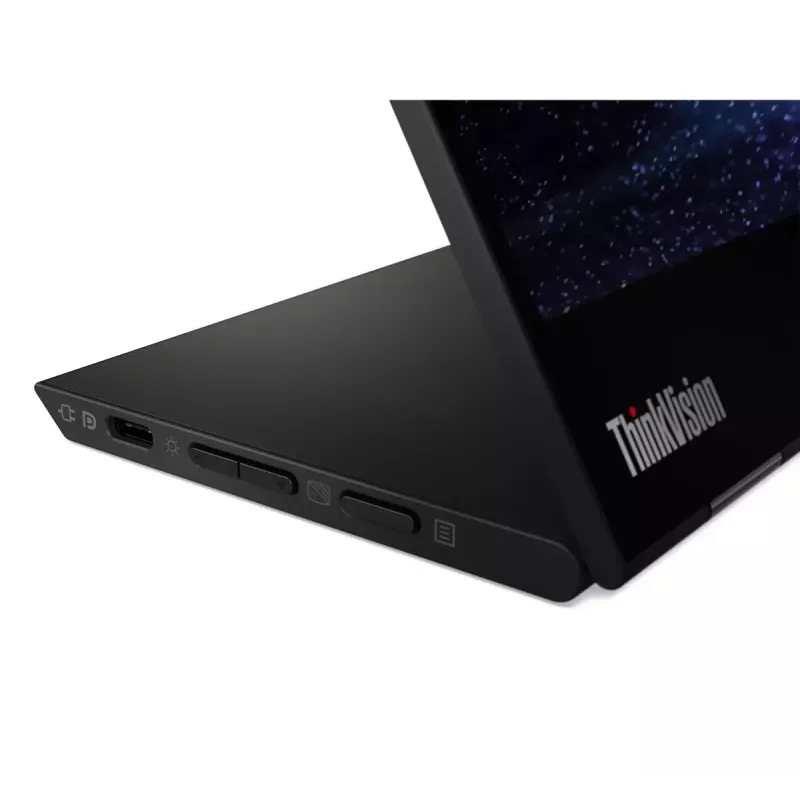 Lenovo ThinkVision M14t computer monitor 35.6 cm (14 inch) 1920 x 1080 pixels Full HD LED Touchscreen Black