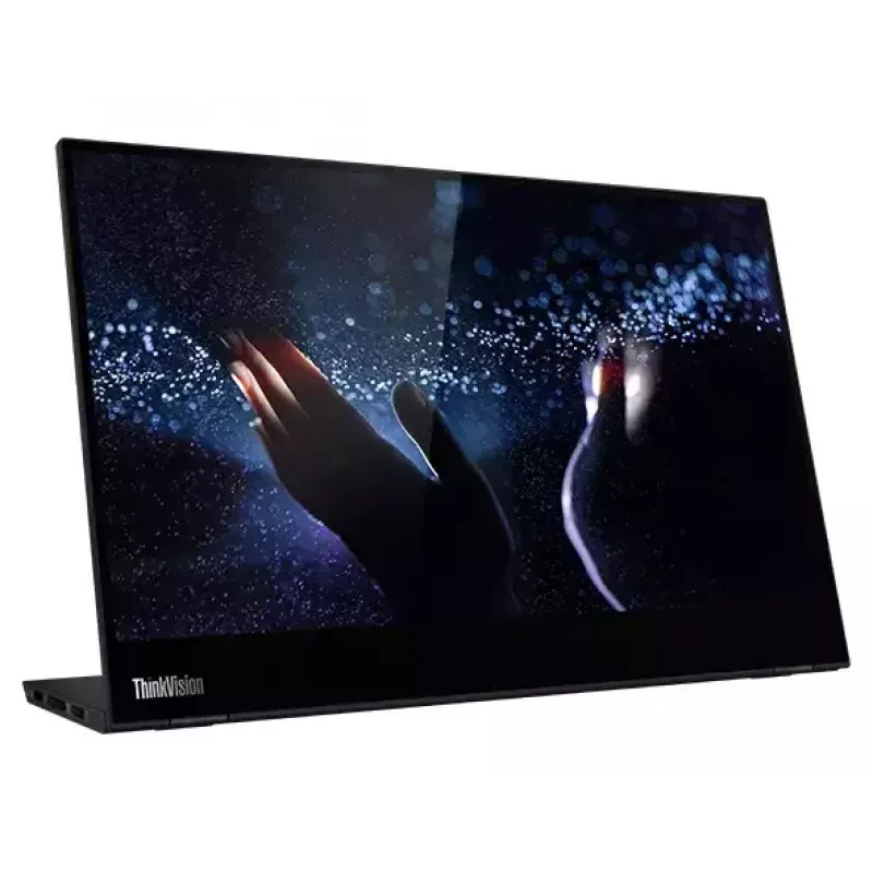 Lenovo ThinkVision M14t computer monitor 35.6 cm (14 inch) 1920 x 1080 pixels Full HD LED Touchscreen Black