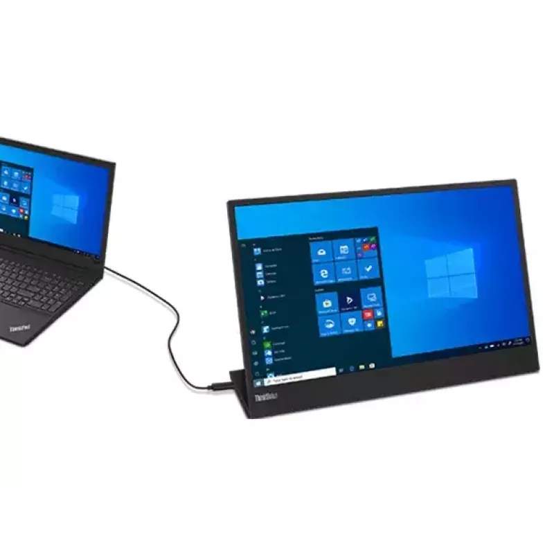Lenovo ThinkVision M15 computer monitor 39.6 cm (15.6 inch) 1920 x 1080 pixels Full HD LED Black