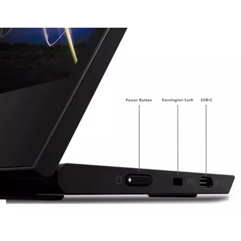 Lenovo ThinkVision M15 computer monitor 39.6 cm (15.6 inch) 1920 x 1080 pixels Full HD LED Black