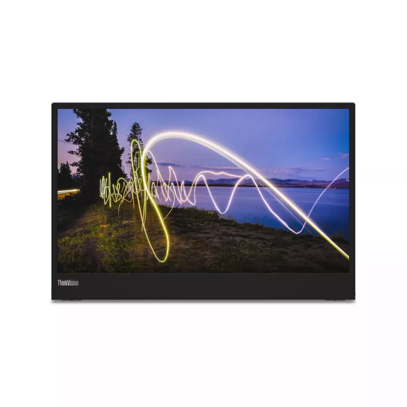 Lenovo ThinkVision M15 computer monitor 39.6 cm (15.6 inch) 1920 x 1080 pixels Full HD LED Black