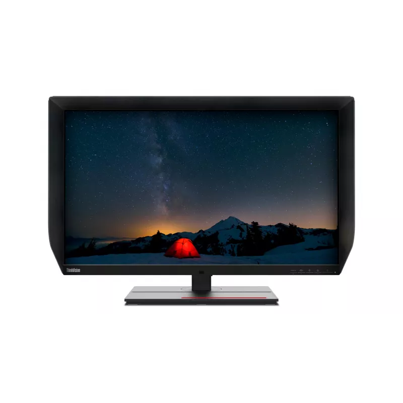 Lenovo ThinkVision P27u-20 Monitor, 68.6 cm (27 inch), 3840 x 2160 pixels, 4K Ultra HD, LED, 6 ms, Black