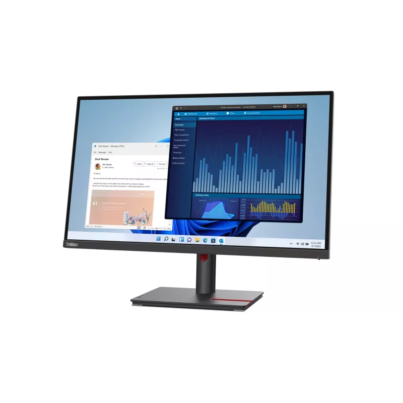 Lenovo ThinkVision T27p-30 computer monitor 68.6 cm (27 inch) 3840 x 2160 pixels 4K Ultra HD LED Black