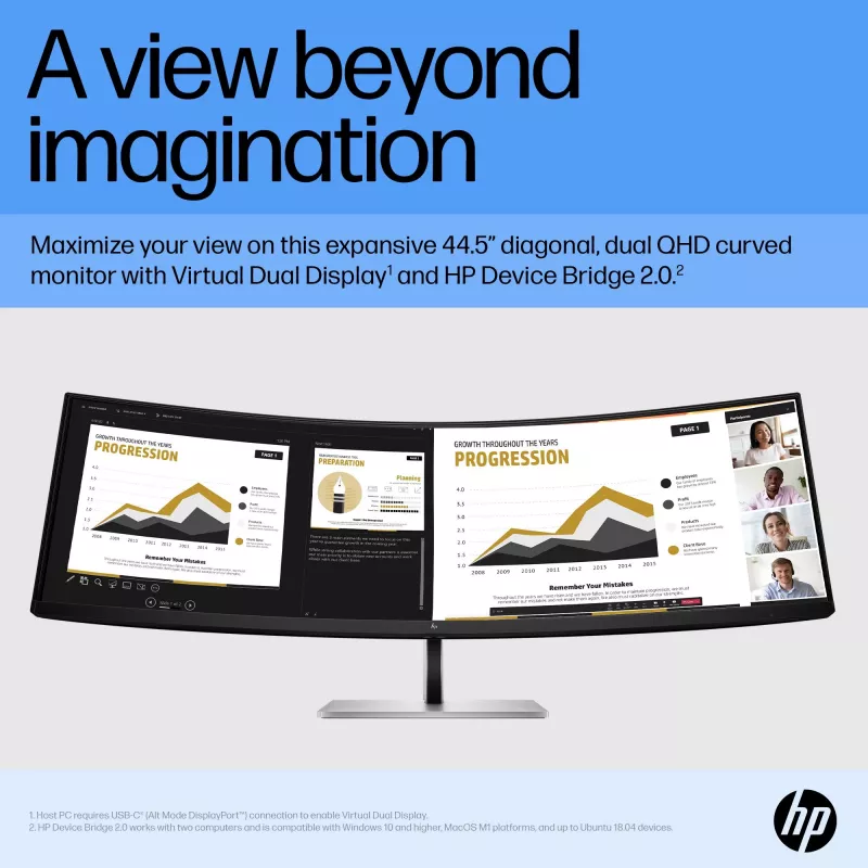Monitor HP E45c G5 44.5 inch Dual QHD LCD 5120 x 1440