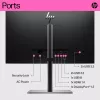 HP E24t G5 FHD Touch Monitor, 60.5 cm (23.8 inch), 1920 x 1080 pixels, Full HD, LCD, 5 ms, Black