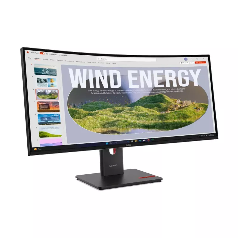 Monitor Lenovo ThinkVision T34WD-40 34 inch Wide Quad HD LED 3440 x 1440