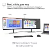 HP Series 7 Pro 27 inch QHD Monitor - 727pq, 68.6 cm (27 inch), 2560 x 1440 pixels, Quad HD, LCD, 5 ms, Black