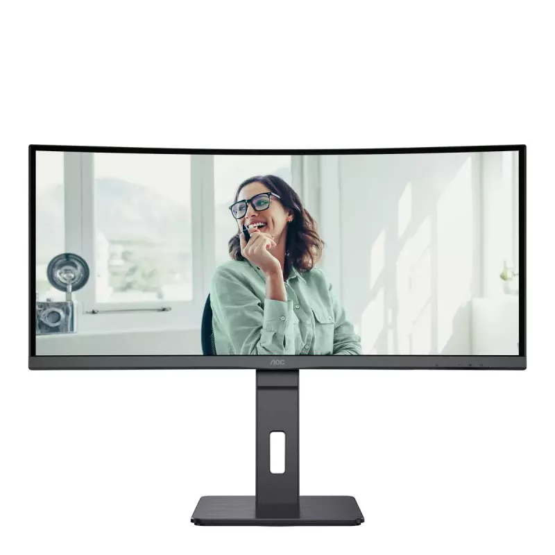 AOC CU34P3CV computer monitor 86.4 cm (34 inch) 3440 x 1440 pixels UltraWide Quad HD LED Black
