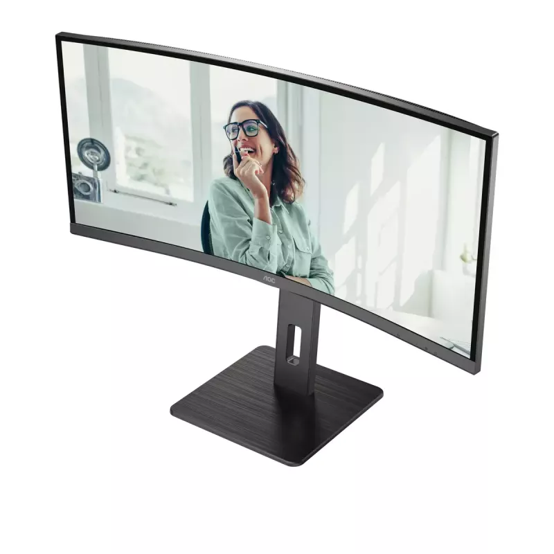 AOC CU34P3CV computer monitor 86.4 cm (34 inch) 3440 x 1440 pixels UltraWide Quad HD LED Black