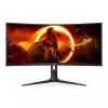 34 inch AOC CU34G2XP/BK VA monitor, 3440×1440, 21:9, 180 Hz, 1 ms, 2×HDMI, black