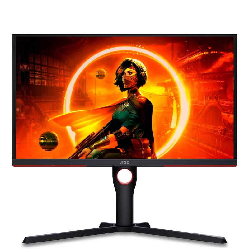 AOC G3 25G3ZM/BK computer monitor 62.2 cm (24.5 inch) 1920 x 1080 pixels Full HD Black, Red