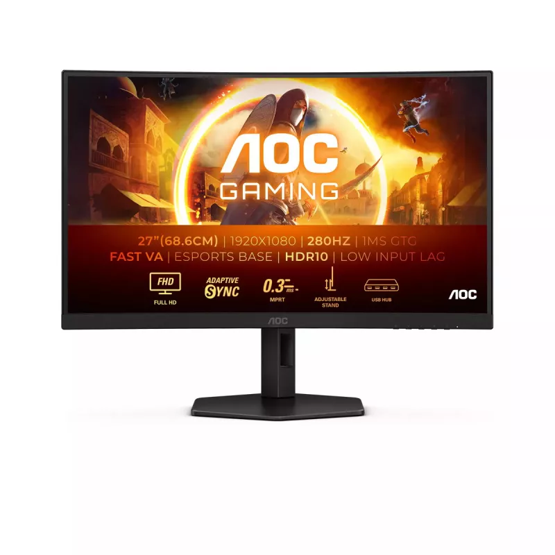AOC G4 C27G4ZXU computer monitor 68.6 cm (27 inch) 1920 x 1080 pixels Full HD LED Black